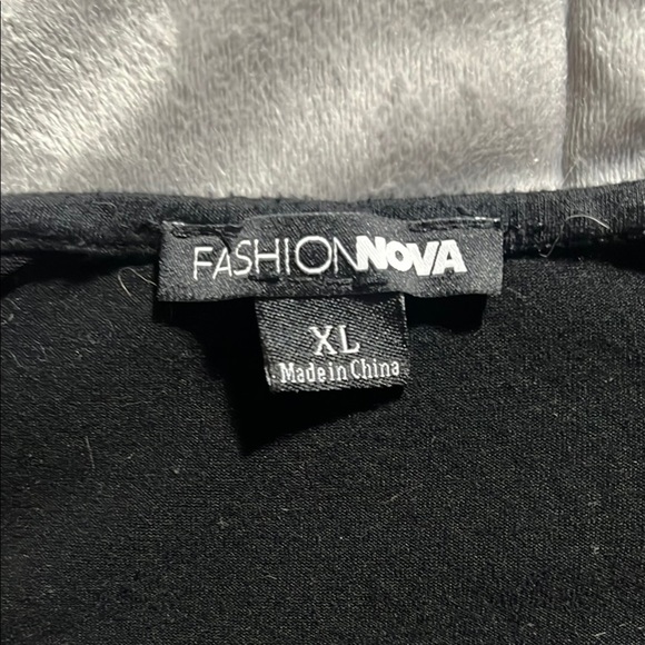 Double Slit Fashion Nova Spaghetti Strap Dress - Picture 3 of 3